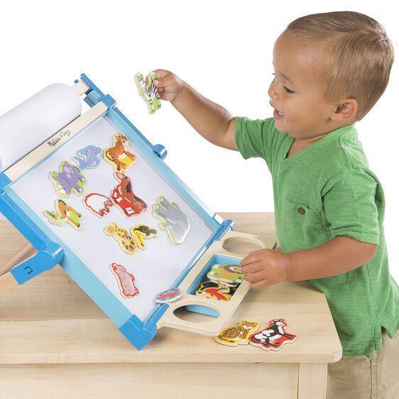 Imanes de madera de animales - Mi Brontosaurio Azul