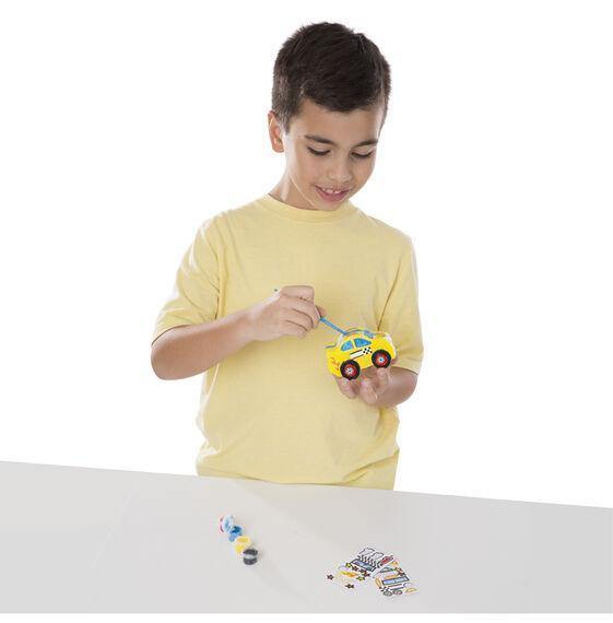 DIY Race Car Bank Craft Kit - Mi Brontosaurio Azul