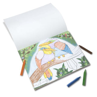 Pad para colorear 123 - ABC animales salvajes - Mi Brontosaurio Azul