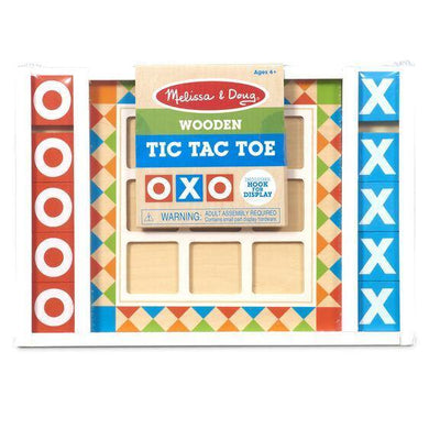 Tic-tac-toe de madera - Mi Brontosaurio Azul