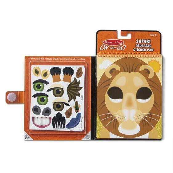 On the go - sticker pad safari - Mi Brontosaurio Azul