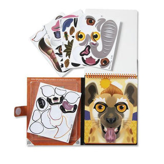 On the go - sticker pad safari - Mi Brontosaurio Azul