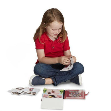 On the go - sticker pad granja - Mi Brontosaurio Azul