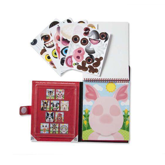 On the go - sticker pad granja - Mi Brontosaurio Azul