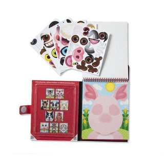 On the go - sticker pad granja - Mi Brontosaurio Azul