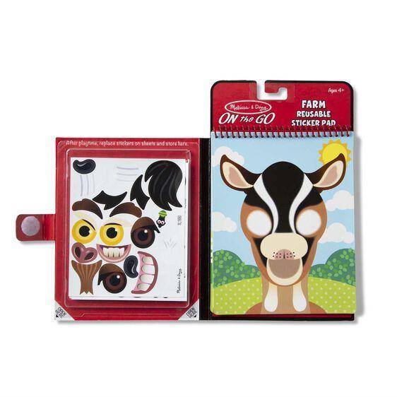 On the go - sticker pad granja - Mi Brontosaurio Azul