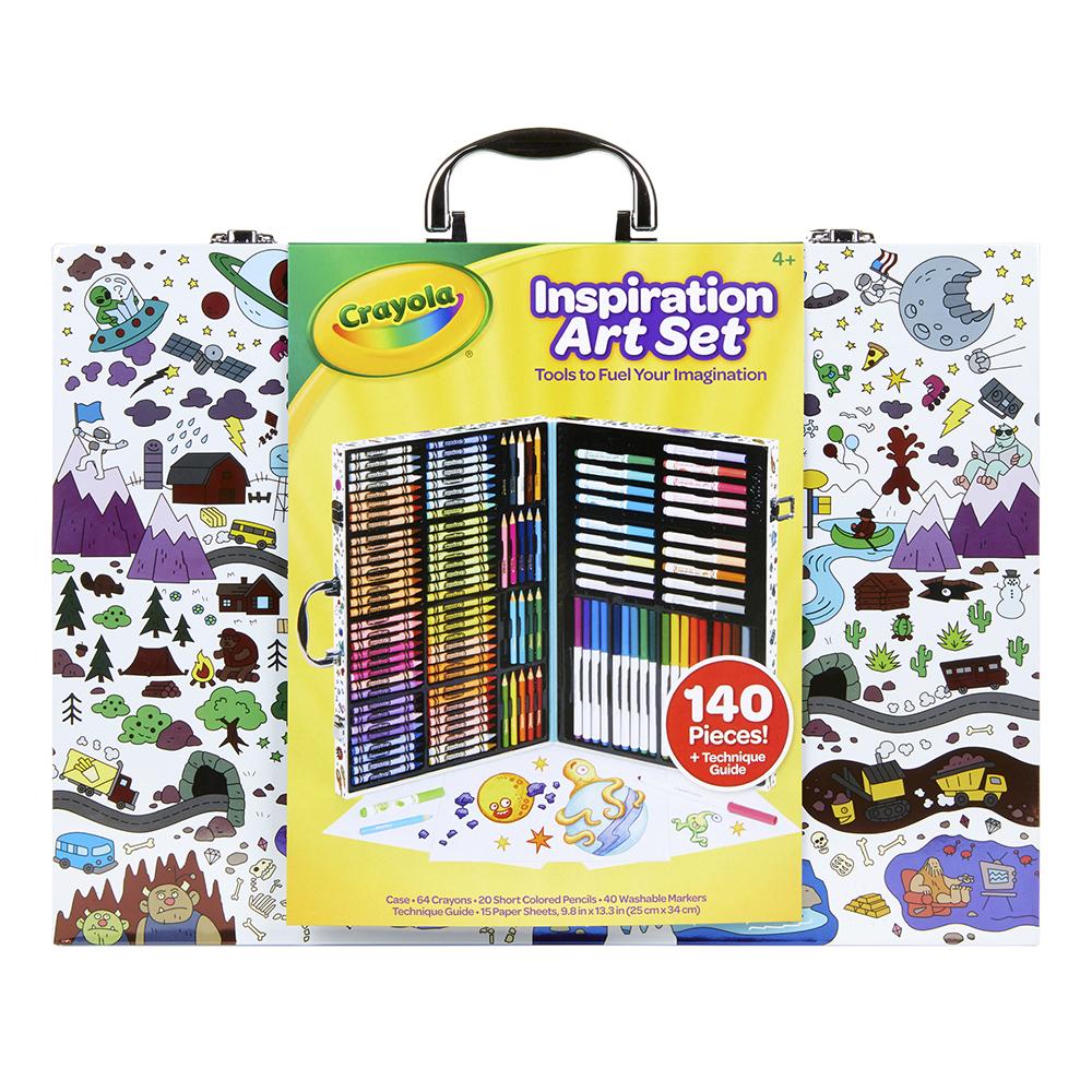 Crayola set de arte inspiration - maletín x 140 pzas