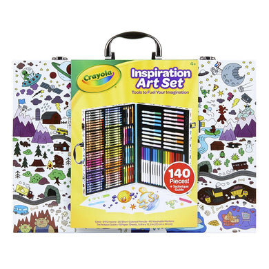 Crayola set de arte inspiration - maletín x 140 pzas