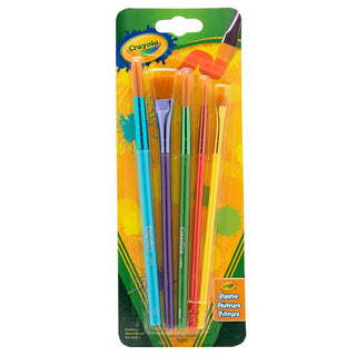 Crayola pinceles plano/angulado/redondo - blister x 5 uds.