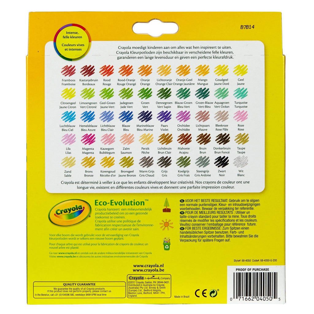Crayola colores largos - cajita x 50 uds. - Mi Brontosaurio Azul