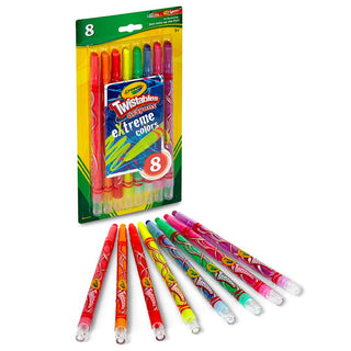 Crayola crayones retráctiles extreme - blister x 8 uds.