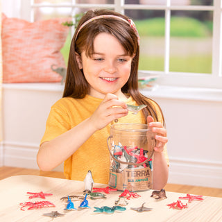 Set animales marinos en tubo