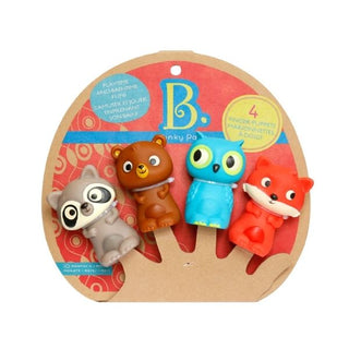 Títeres de dedo de animales del bosque