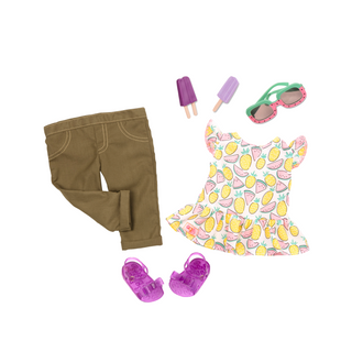 Outfit top de sandía