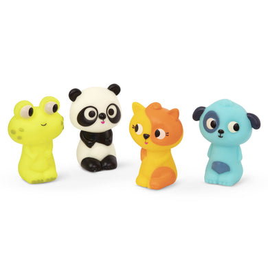 Títeres de dedo de animales - Mi Brontosaurio Azul