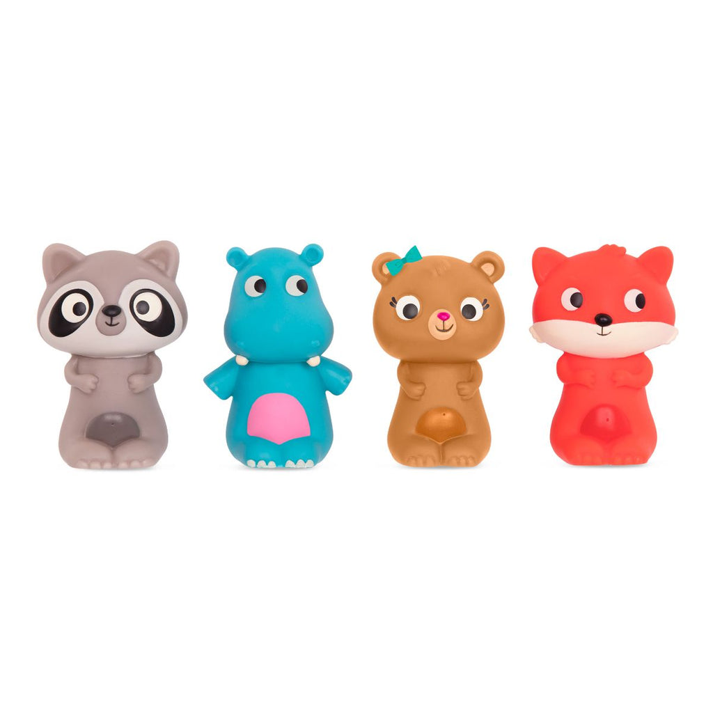 Títeres de dedo de animales del bosque - Mi Brontosaurio Azul