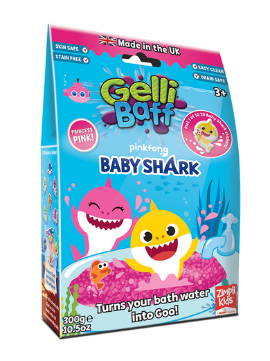 Baby Shark Gelli Baff Mixed - 300gr  - Zimpli Kids