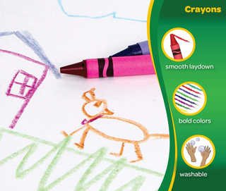 Crayola crayones delgados - cajita x 16 uds.