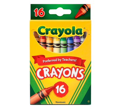 Crayola crayones delgados - cajita x 16 uds.
