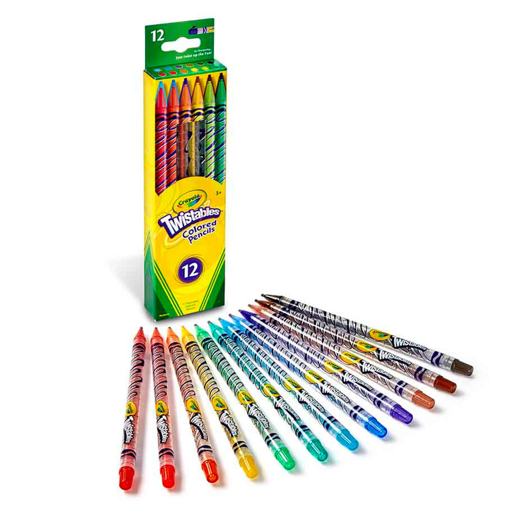 Crayola colores retráctiles - cajita x 12 uds.