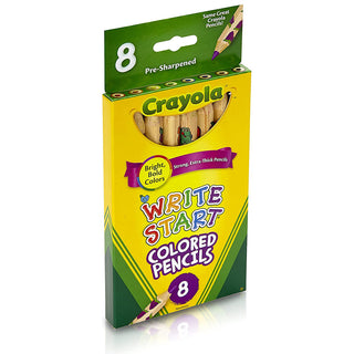 Crayola colores hexagonales jumbo write star - cajita x 8 uds.
