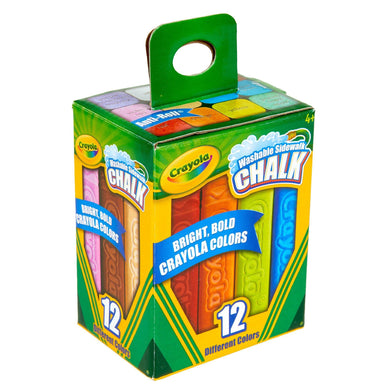 Crayola tizas jumbo lavables - cajita x 12 uds. - Mi Brontosaurio Azul