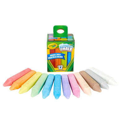 Crayola tizas jumbo lavables - cajita x 12 uds. - Mi Brontosaurio Azul