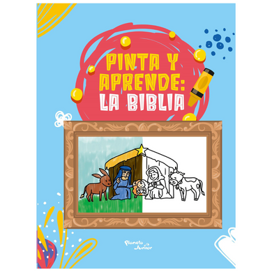 Pinta y aprende: La biblia