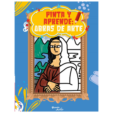 Pinta y aprende: Obras de arte