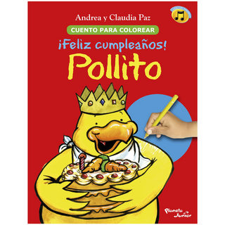 Feliz cumpleaños, pollito. Para colorear