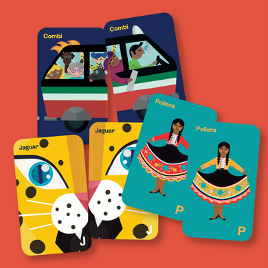 Juego de memoria ABC del Perú