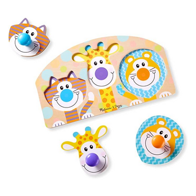 Rompecabezas perilla grande Safari 3 pzas