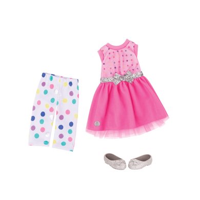 Outfit vestido y leggings