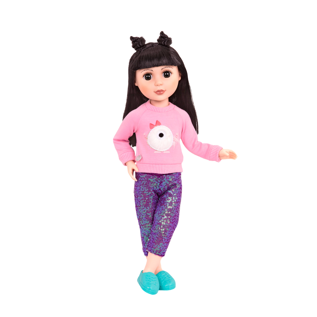 Outfit pantalón brillos