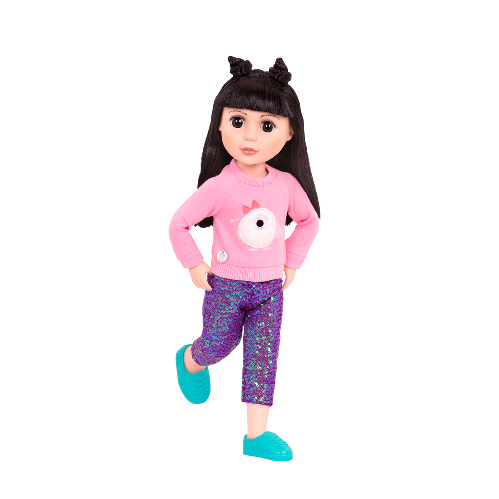 Outfit pantalón brillos