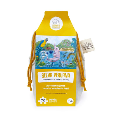 Rompecabezas Selva Peruana 70 pza. - Mi Brontosaurio Azul