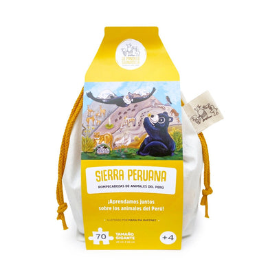 Rompecabezas Sierra Peruana 70 pza. - Mi Brontosaurio Azul