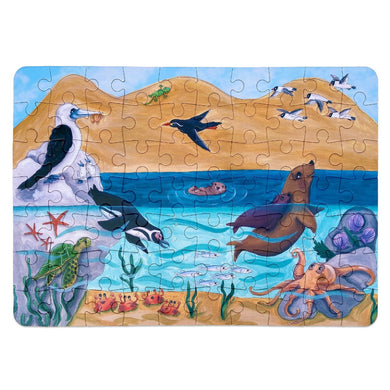 Rompecabezas Costa Peruana 70 pza. - Mi Brontosaurio Azul