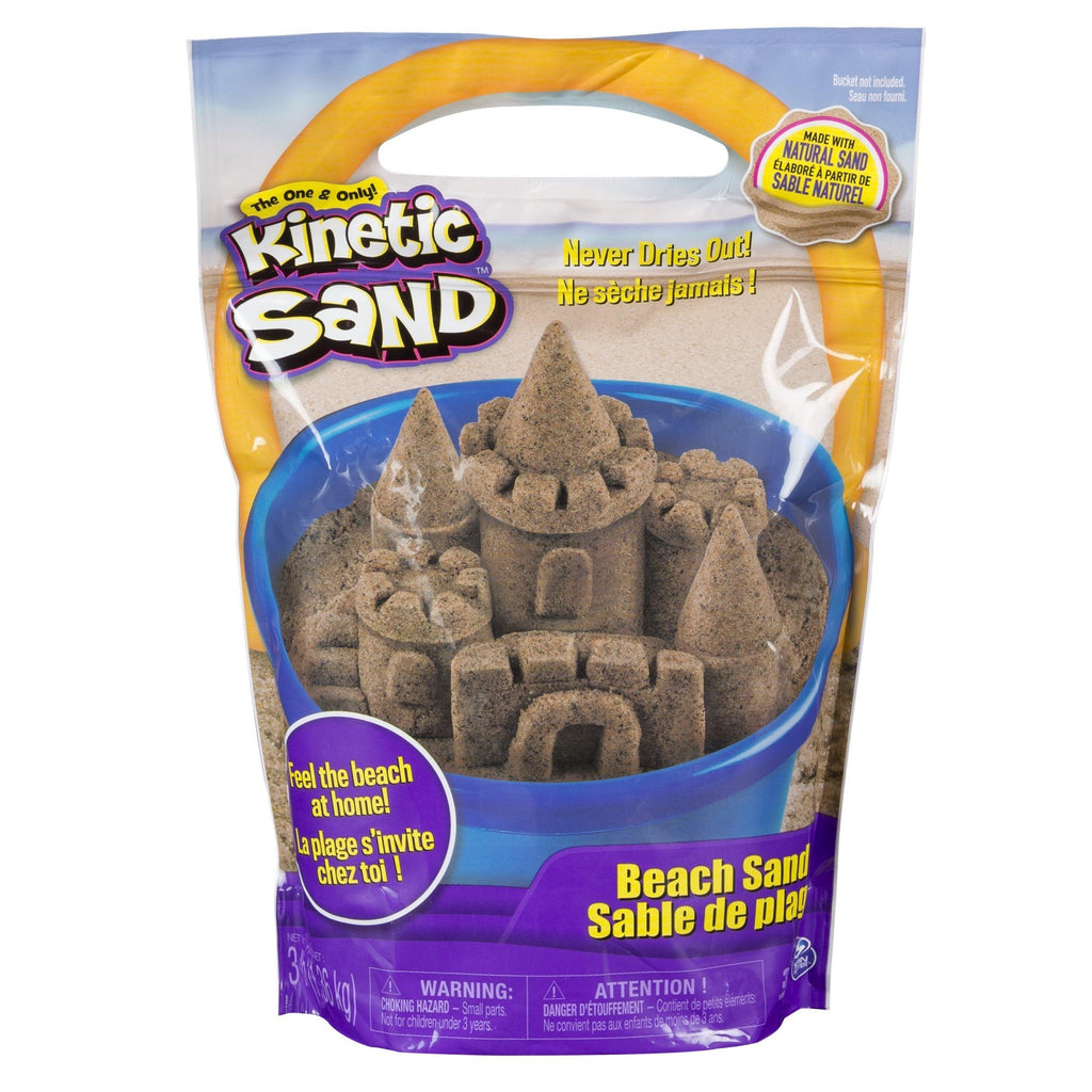 Kinetic Sand bolsa de arena con textura de playa - Mi Brontosaurio Azul