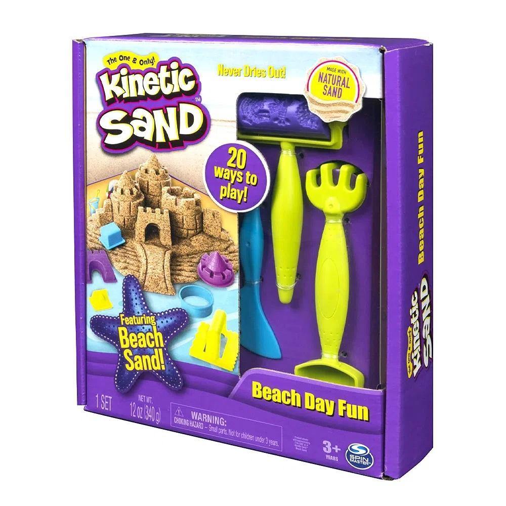Kinetic Sand set día de playa - Mi Brontosaurio Azul