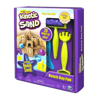 Kinetic Sand set día de playa - Mi Brontosaurio Azul
