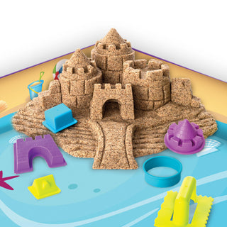Kinetic Sand set día de playa - Mi Brontosaurio Azul