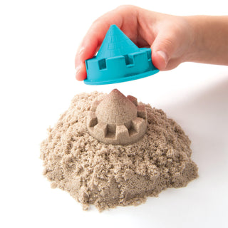 Kinetic Sand caja de arena plegable con arena y accesorios - Mi Brontosaurio Azul