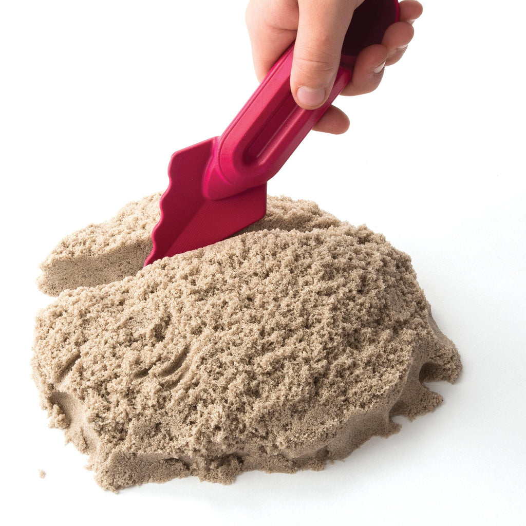 Kinetic Sand caja de arena plegable con arena y accesorios - Mi Brontosaurio Azul