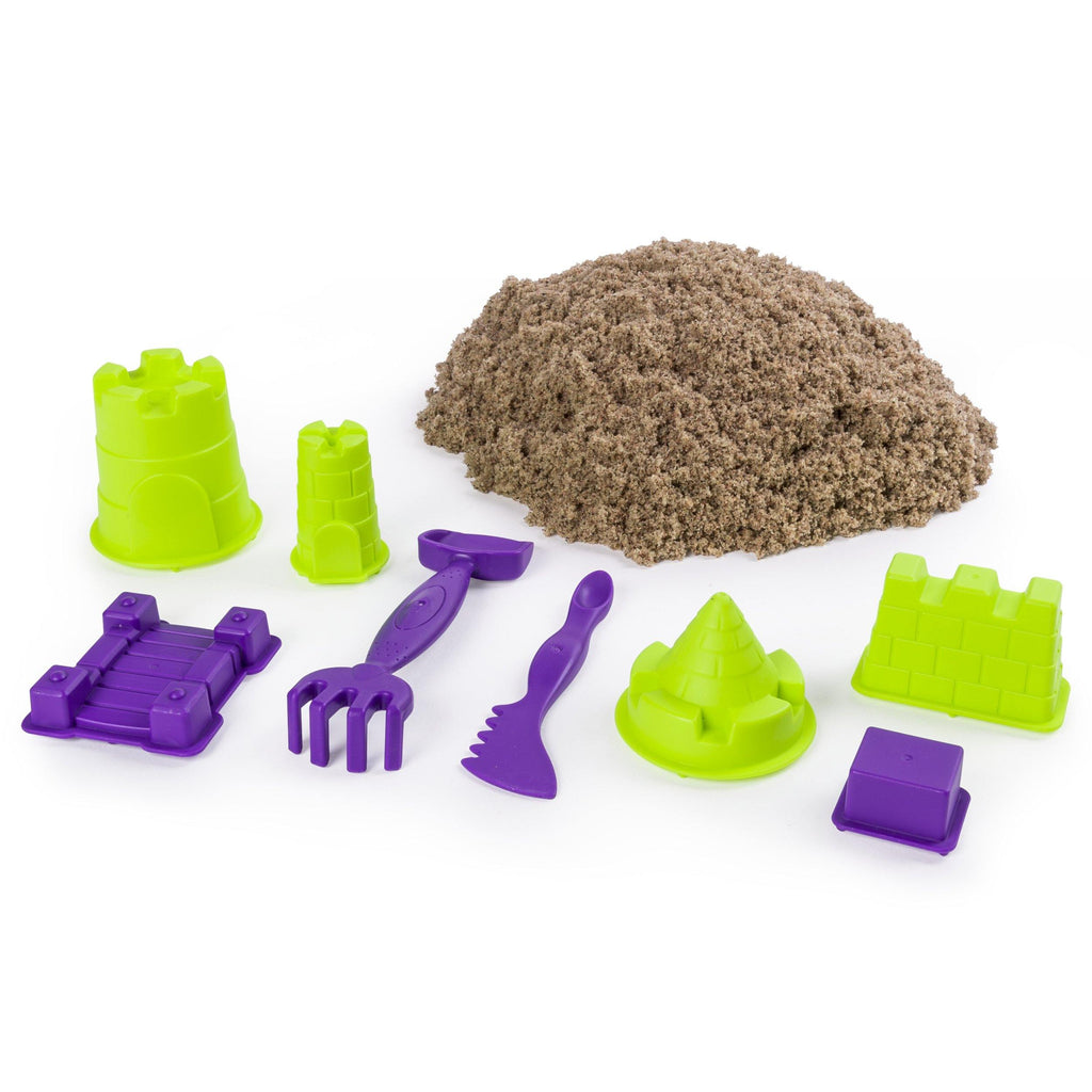 Kinetic Sand set castillo de arena grande - Mi Brontosaurio Azul