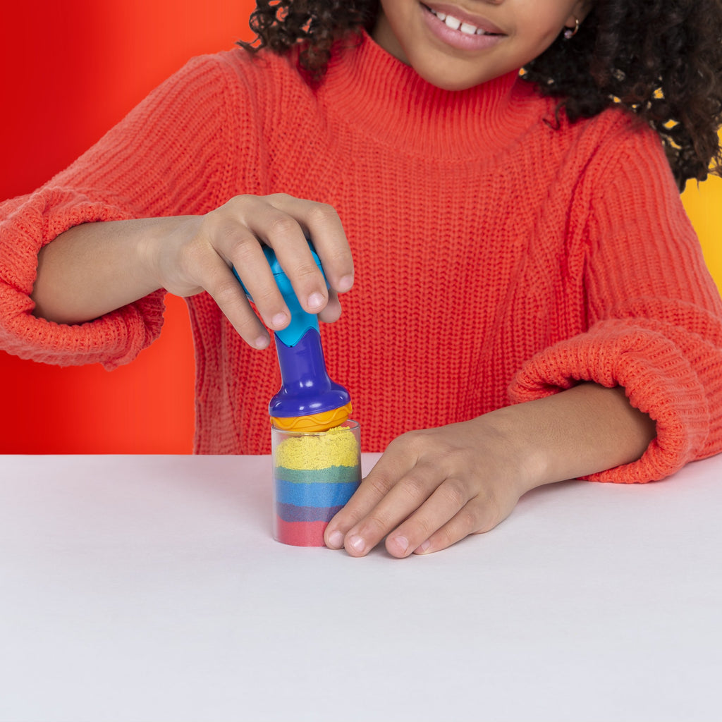 Kinetic Sand set rainbow mix