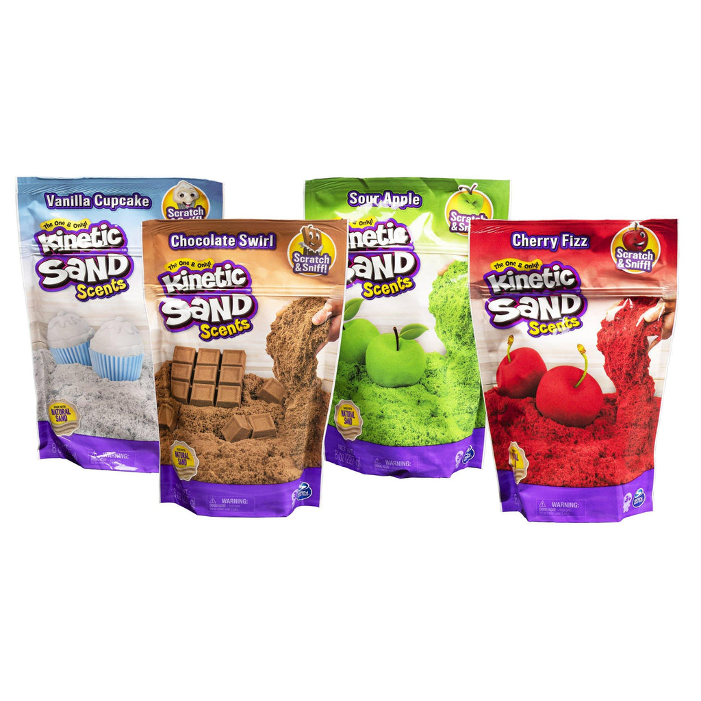 Kinetic Sand bolsa de colores y aromas - Mi Brontosaurio Azul
