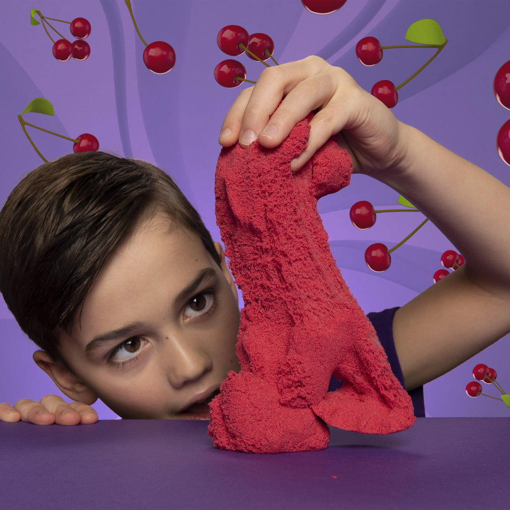 Kinetic Sand bolsa de colores y aromas - Mi Brontosaurio Azul