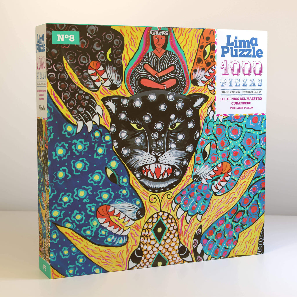 Los genios del maestro 1000 pza. - Mi Brontosaurio Azul