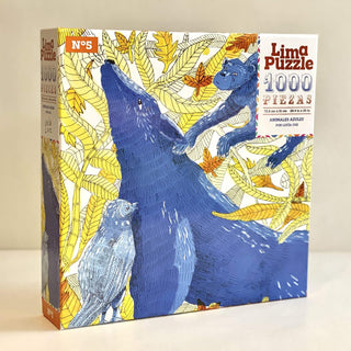 Animales azules 1000 pza. - Mi Brontosaurio Azul